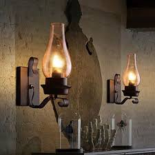 61 92 Wall Lamp Retro Vintage Rustic Nordic Glass Wall Scone For Bedroom Bedside Industrial Wall Light Fixtures Bedroom Aisle Staircase Lamps Wall Lamps Bedroom Vintage Industrial Wall Light Iron Wall Lamps