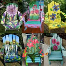 Pin By Terry Kozak On Art Work Painted Chairs Diy Painting Plastic Chairs Painted Chairs