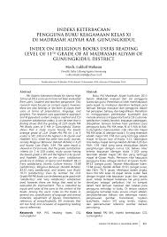 We did not find results for: Pdf Indeks Keterbacaan Pengguna Buku Keagamaan Kelas Xi Di Madrasah Aliyah Kab Gunungkidul