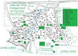 Site Map Amenities Lakeside Pines Campground Map Campground Lakeside