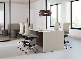 National Office Collaborative Work Tables Are Set At Different Heights Woodworking Network