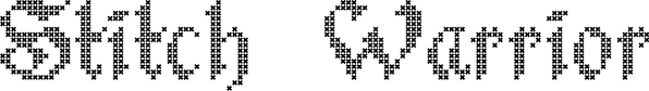 All you have to do is select your font, the width of the piece in stitches, and the color, then type in your . Cross Stitch Fonts Fontspace