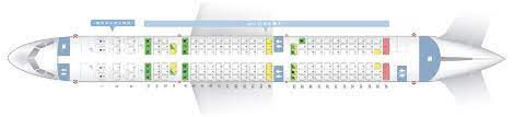 Seat Map And Seating Chart Airbus A321 200 V1 171 Seats Asiana Airlines Asiana Airlines Airlines Airbus