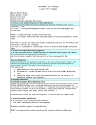 In this plant cell lesson, students determine the difference between plant and animal cells. Ct Cells Lesson Plan Eled4872residency1seminar
