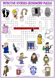 Detective Stories Esl Printable Crossword Puzzle Worksheet In 2020 Esl Vocabulary Detective Story Printable Crossword Puzzles