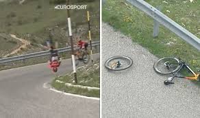 Jul 02, 2021 · mohoric, who rides for the bahrain victorious team, has now posted stage wins at all three grand tours. Matej Mohoric Rushed To Hospital After Horror Giro D Italia Crash As Bike Splits In Two Daily Star Post