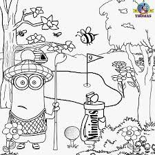 Golf coloring pages are a good way for kids to develop their habit of coloring and painting, introduce them new colors, improve the creativity and motor skills. Fanatical Dress Sportswear Scottish Golf Costume Kiddies Coloring Sheets Minion Summer Fun Golf Minion Coloring Pages Summer Coloring Pages Cool Coloring Pages