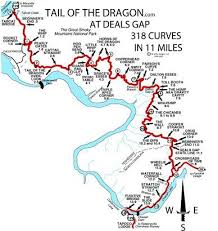 Dragon Tail Tennessee Map Google Search Bike Trips Road Trip Places Motorcycle Travel