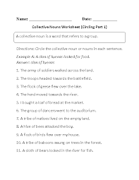 Englishlinx Com Nouns Worksheets Nouns Worksheet Collective Nouns Worksheet Collective Nouns