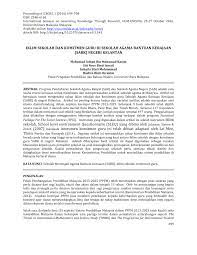Masalah pendengaran ini boleh berpunca dari pelbagai sebab sama ada sebelum kelahiran, semasa kelahiran dan selepas kelahiran. Pdf Iklim Sekolah Dan Komitmen Guru Di Sekolah Agama Bantuan Kerajaan Sabk Negeri Kelantan