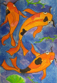 Picture Fish Art Kids Art Projects Color Art Lessons