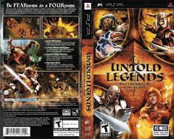 Thank you for the game! Untold Legends Brotherhood Of The Blade Psp The Cover Project