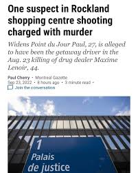 montrealrizzuto - Widens Point du Jour Paul, 27, of Montreal, was charged  with the first-degree murder in the killing of Maxime Lenoir, a 44-year-old  drug trafficker. Point du Jour Paul, arrested in