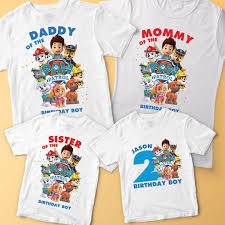 Paw Patrol Birthday Boy T Shirt Paw Patrol Shirt Paw Patrol Birthday Paw Patrol Family Match Family Shirt Paw Patrol Custom Paw Patrol Birthday Paw Patrol Shirt Paw Patrol Birthday Shirt