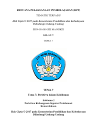 Maybe you would like to learn more about one of these? Rpp Kelas 5 Tema 7