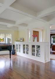 Pin By Devin Byrd On Feels Like Home To Me Half Wall Room Divider Living Room Divider Walls Room