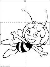 Puzzles Rompecabezas Para Imprimir Para Ninos Abeja Maya 1 Dibujo De Abeja Paginas Para Colorear Abeja Maya Dibujos