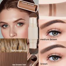 Kit de tampons à sourcils, kit de pochoirs à sourcils, kit de façonnage de  tampon à sourcils, kit de maquillage avec 24 pochoirs réutilisables, brosse  à sourcils et tondeuse à sourcils (marron