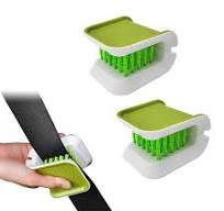 Amazon.com: Suvnie Cepillo de limpieza para cinturón de seguridad para  automóvil, herramienta de lavado en forma de U de doble cara verde, cepillo  ...