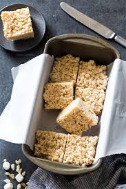 Small Batch Rice Krispie Treats Homemade In The Kitchen Small Desserts Rice Krispie Treats Small Batch Baking