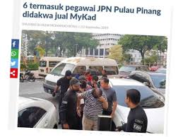 3, jalan batu gantung, 10450 pulau pinang: Jual Mykad Kes Dipindah Ke Mahkamah Tinggi
