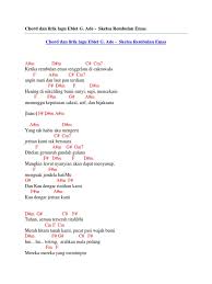 Maybe you would like to learn more about one of these? Chord Ebiet G Ade Untuk Kita Renungkan Chordtela Berbagai Peruntukan
