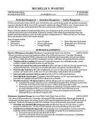 Quality Manager Manager Resume Resume Examples Project Manager Resume