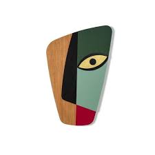Mint Olive Green Wall Art On The Woodworking By Picasso Face Green Wall Art Art Wall Kids Rustic Wall Art