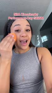 NBA cheerleader performance day grwm! #procheer #prodancer #nba  #womeninsports #nfldancer #nflcheer #makeup #fullfaceglam #grwmmakeup  #basketball