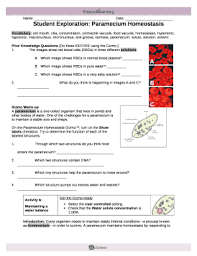 At the end of each section, follow the directions to score your answers (pay close att … ention as the directions for scoring may change for each. Paramecium Homeostasis Gizmo Answers Doc Template Pdffiller