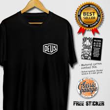 Merk biasa tersedia disini diantaranya merk original bandung legend of denim dan im rules, adapun merk lainnya yaitu seperti dc, vans, cheap monday, thrasher. Deus Kaos Distro Kaos Distro Deus Baju Distro Kaos Pria Kaos Wanita Kaos Casual Shopee Indonesia