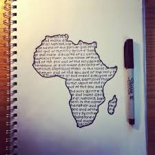Classy Words In African Map Tattoo Africa Tattoos Map Tattoos Art