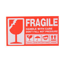An order of 1 equals 250 labels. 50pcs Lot Fragile Warning Label Sticker Fragile Sticker Up And Handle With Care Keep Dry Shipping Express Label Size 9x5cm Assorted Stickers Aliexpress