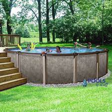 Riviera 27 Round 54 Deep Above Ground Pool Kits Pools Stuff
