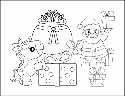 cute christmas unicorn coloring pages free printables cassie smallwood