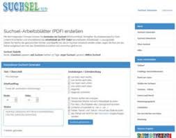 Sparen sie mit uns beim druck ihrer flyer, faltblätter, plakaten. Suchsel Online Erstellen Arbeitsblatter Erstellen Volksschullehrerin At