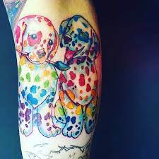 '90s girls will obsess over these colorful lisa frank tattoos. Spottyanddotty Ink By Rogue Arts Would You Consider Getting A Lisa Frank Tattoo Lisafrank Tattoo Tattoos Alien Tattoo Cartoon Character Tattoos