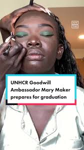 Get ready with Mary Maker as she prepares for a very special graduation!  The @We help refugees Goodwill Ambassador has been