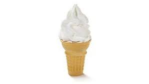 ice cream cone made with uk milk