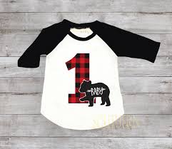1st Birthday Boy Shirt Ideas Baby Bear First Birthday Birthday Buffalo Plaid Bear 1st Etsy Boys First Birthday Shirt 1st Birthday Boy Shirt Birthday Shirts
