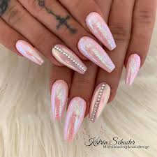 Glitzernde Rosa Nagel Nagel Glitzernde Nagel Rosa Rosa Nagel Glassteinnagel Festival Nagel