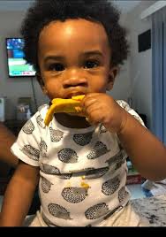 When Mommy bring mangos home from Aldi. 😋