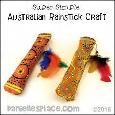 Australian Rainstick Craft For Children From Www Daniellesplace Com Super Simple Australia Crafts Aboriginal Art For Kids Around The World Crafts For Kids