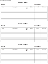 Therefore, as $5000 is higher than the total of credit side, we write this amount at the end of both sides. General Ledger Template General Ledger Templates Printable Free Accounting