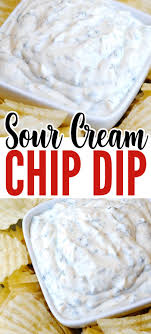 Easy Sour Cream Chip Dip Recipe Recipe Sour Cream Dip Recipes Chip Dip Recipes Sour Cream Chip Dip