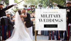 Everything from the invitations to the table cards to the favours can all be coordinated with your wedding colours, theme and style in mind. Inspirational Military Weddings From Coast To Coast