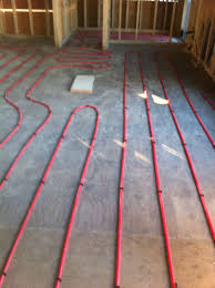 The basement floors and walls are likely to have leaks depending on the age of the buildings and the level of damages in existing basements. Radiant Heated Floor Pre Concrete Placement Underfloor Heating Garage Apartments Building A House