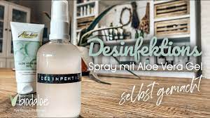 Aber zum glück ist desinfektionsmittel selber machen mit hausmitteln ganz einfach. Desinfektionsspray Mit Aloe Vera Gel Selber Machen Biodaloe Youtube