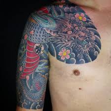 Japanese cherry blossom full sleeve tattoos. Oriental Tattoos Traditional Japanese Tattoos Authentink