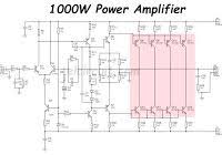 2000w High Power Amplifier 2sc5359 2sa1987 Audio Amplifier Power Amplifiers Circuit Diagram